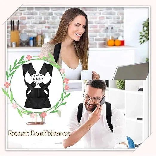 Back Posture Corrector for Men and Women,Adjustable Back Posture Belt Invisible