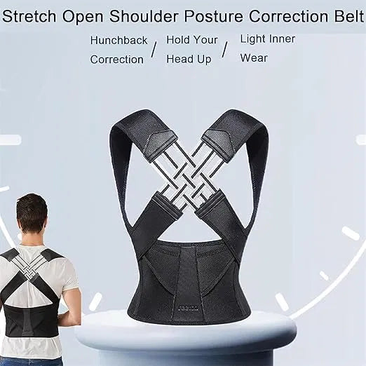 Back Posture Corrector for Men and Women,Adjustable Back Posture Belt Invisible