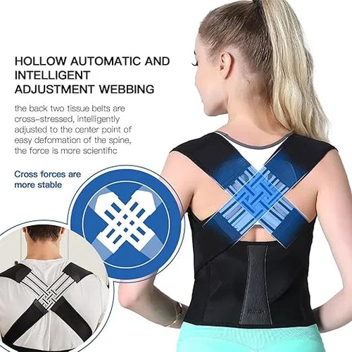 Back Posture Corrector for Men and Women,Adjustable Back Posture Belt Invisible
